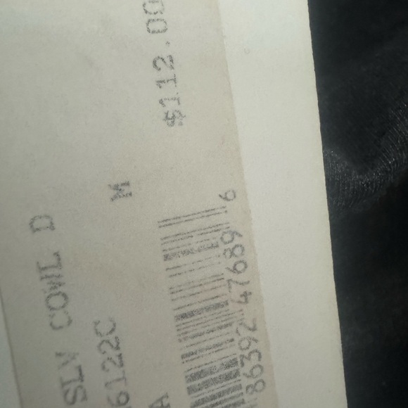 NWT Splendid Charcoal Long Sleeve chic cowlneck  Dress Medium - Picture 4 of 13